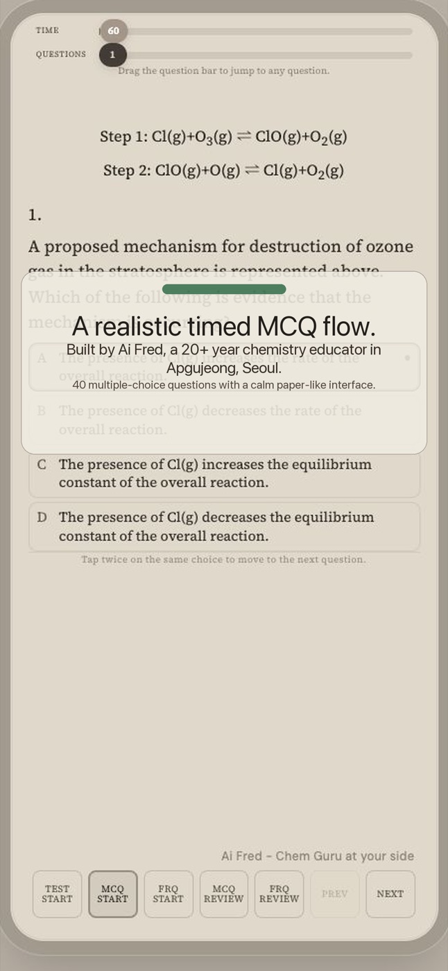iPhone multiple choice question with selected answer